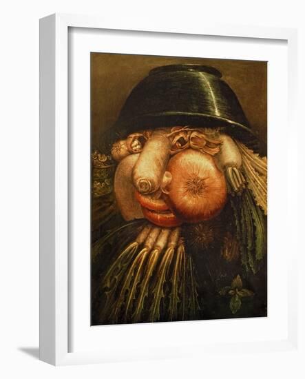 The Vegetable Gardener, circa 1590-Giuseppe Arcimboldo-Framed Giclee Print