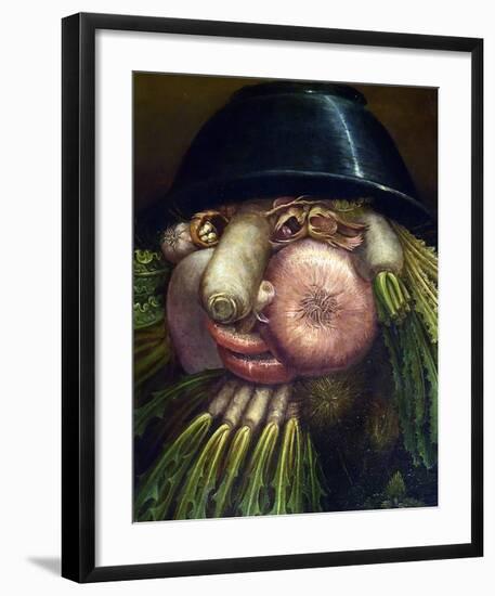 The Vegetable Gardener-Giuseppe Arcimboldo-Framed Art Print