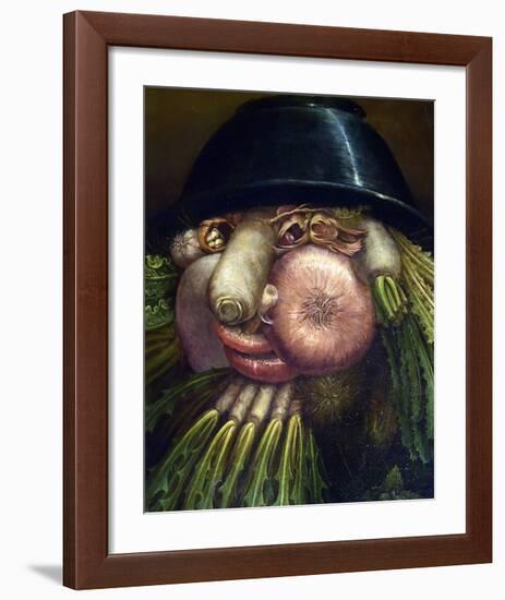 The Vegetable Gardener-Giuseppe Arcimboldo-Framed Art Print