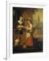 The Vegetable Seller, Late 1650s-Nicolaes Maes-Framed Giclee Print