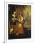 The Vegetable Seller, Late 1650s-Nicolaes Maes-Framed Giclee Print