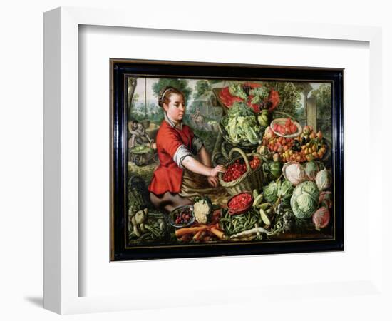 The Vegetable Seller-Joachim Beuckelaer-Framed Giclee Print