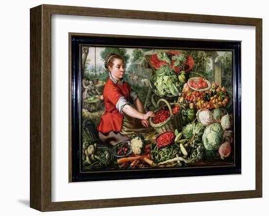 The Vegetable Seller-Joachim Beuckelaer-Framed Giclee Print