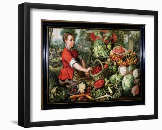 The Vegetable Seller-Joachim Beuckelaer-Framed Giclee Print