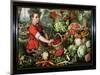 The Vegetable Seller-Joachim Beuckelaer-Mounted Giclee Print
