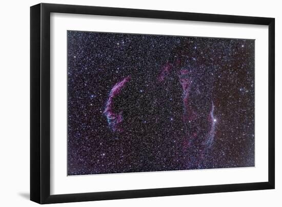 The Veil Nebula-Stocktrek Images-Framed Photographic Print