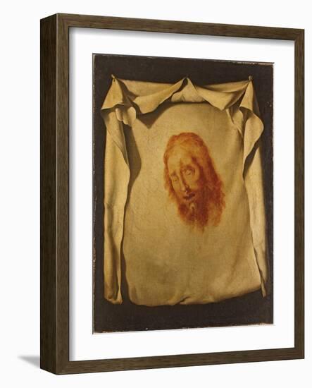 The Veil of Saint Veronica-Francisco de Zurbarán-Framed Giclee Print