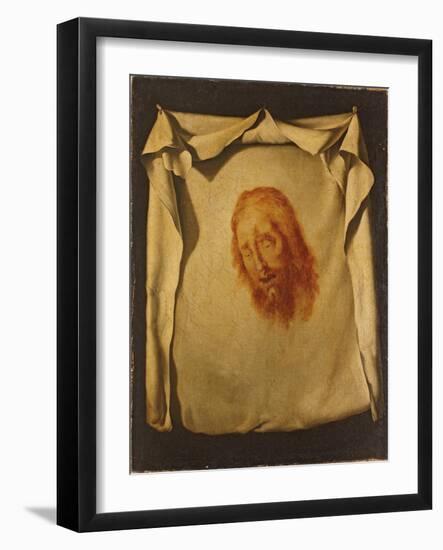 The Veil of Saint Veronica-Francisco de Zurbarán-Framed Giclee Print