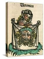 The Veil of Veronica, Published in the Nuremberg Chronicle, 1493-null-Stretched Canvas