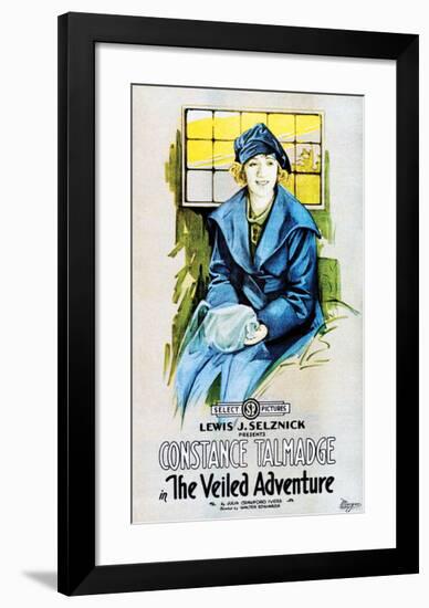 The Veiled Adventure - 1919-null-Framed Giclee Print