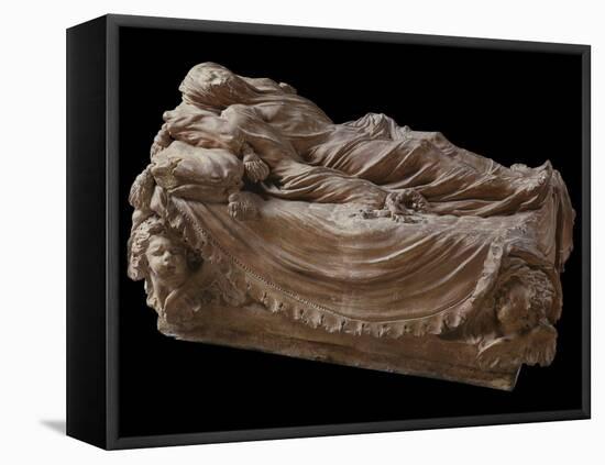 The Veiled Christ-Antonio Corradini Corradini-Framed Stretched Canvas