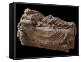 The Veiled Christ-Antonio Corradini Corradini-Framed Stretched Canvas