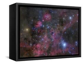 The Vela Supernova Remnant-Stocktrek Images-Framed Stretched Canvas