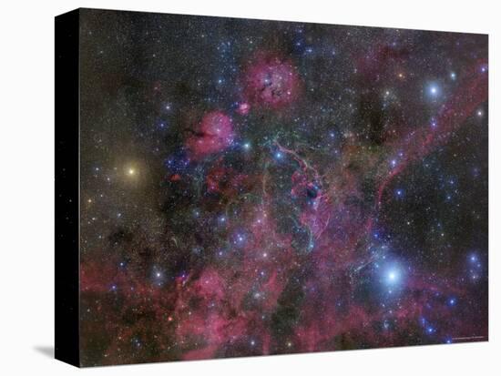 The Vela Supernova Remnant-Stocktrek Images-Stretched Canvas