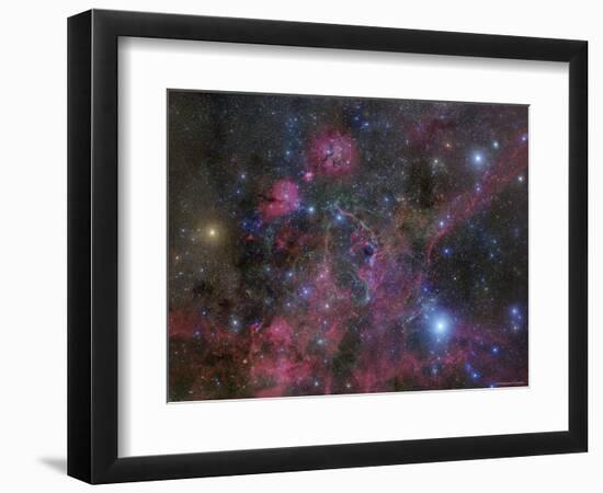 The Vela Supernova Remnant-Stocktrek Images-Framed Photographic Print