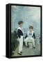 The Velie Boys-Cecilia Beaux-Framed Stretched Canvas