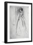 The Velvet Dress, 1873-James Abbott McNeill Whistler-Framed Giclee Print