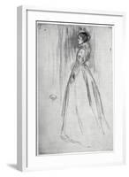 The Velvet Dress, 1873-James Abbott McNeill Whistler-Framed Giclee Print