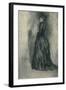 'The Velvet Dress (Frances Leyland)', c1873, (1904)-James Abbott McNeill Whistler-Framed Giclee Print