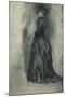 'The Velvet Dress (Frances Leyland)', c1873, (1904)-James Abbott McNeill Whistler-Mounted Giclee Print