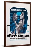 The Velvet Vampire-null-Framed Art Print