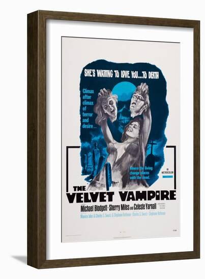 The Velvet Vampire-null-Framed Art Print