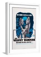 The Velvet Vampire-null-Framed Art Print