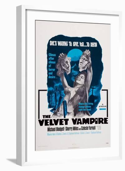The Velvet Vampire-null-Framed Art Print