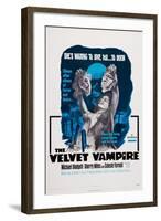 The Velvet Vampire-null-Framed Art Print