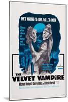 The Velvet Vampire-null-Mounted Art Print