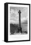 The Vendome Column, Place Vendome, Paris, 1829-J Lewis-Framed Stretched Canvas