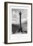 The Vendome Column, Place Vendome, Paris, 1829-J Lewis-Framed Giclee Print