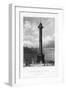 The Vendome Column, Place Vendome, Paris, 1829-J Lewis-Framed Giclee Print
