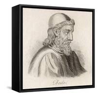 The Venerable Bede-J.W. Cook-Framed Stretched Canvas