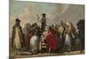 The Venetian Charlatan, Ca 1764-1765-Giandomenico Tiepolo-Mounted Giclee Print