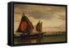 The Venetian Lagoon with Fishing Boats, 1861-Edward William Cooke-Framed Stretched Canvas