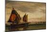 The Venetian Lagoon with Fishing Boats, 1861-Edward William Cooke-Mounted Giclee Print