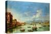 The Venetian Lagoon-Giovanni Antonio Guardi-Stretched Canvas