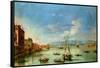 The Venetian Lagoon-Giovanni Antonio Guardi-Framed Stretched Canvas