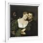 The Venetian Lovers-Paris Bordone-Framed Giclee Print