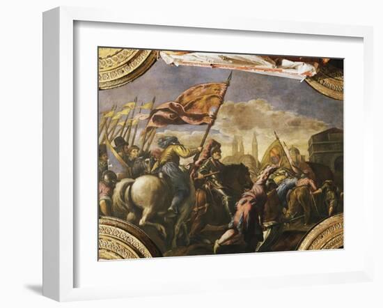 The Venetians Conquer Padua, 1509-Jacopo Negretti-Framed Giclee Print