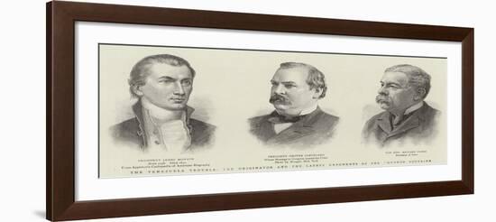 The Venezuela Trouble, the Originator and the Latest Exponents of the Monroe Doctrine-null-Framed Giclee Print