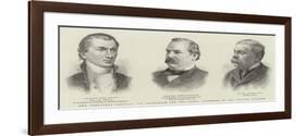 The Venezuela Trouble, the Originator and the Latest Exponents of the Monroe Doctrine-null-Framed Giclee Print