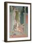 The Vengeance of Venus: Psyche, Opening the Box of Dreams in the Underworld, Sinks into Sleep, 1908-Maurice Denis-Framed Giclee Print