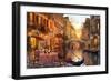 The Venitian Sunset-Dominic Davison-Framed Premium Giclee Print