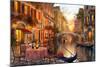 The Venitian Sunset-Dominic Davison-Mounted Premium Giclee Print