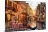 The Venitian Sunset-Dominic Davison-Mounted Art Print