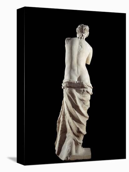 The Venus De Milo - Detail of a Marble Sculpture of Aphrodite-null-Stretched Canvas