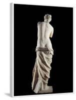 The Venus De Milo - Detail of a Marble Sculpture of Aphrodite-null-Framed Photographic Print