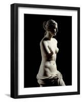 The Venus De Milo - Detail of a Marble Sculpture of Aphrodite-null-Framed Photographic Print